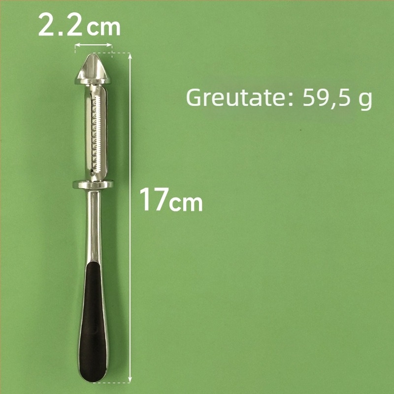 Decojitor vertical 3 în 1 pentru fructe și legume, oțel inoxidabil și ABS, portabil