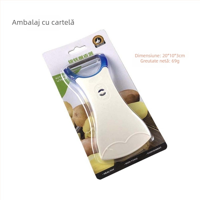 Curățător de fructe și legume, 2 în 1, cu imprimare a logo-ului