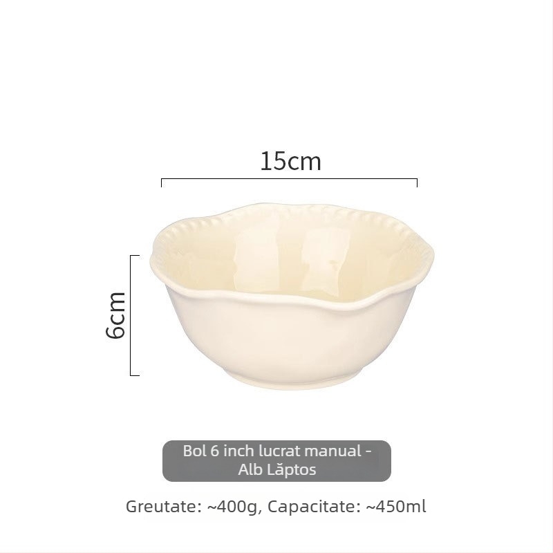 Set de veselă din ceramică Chaozhou – porțelan premium pentru uz casnic, boluri și farfurii, set complet
