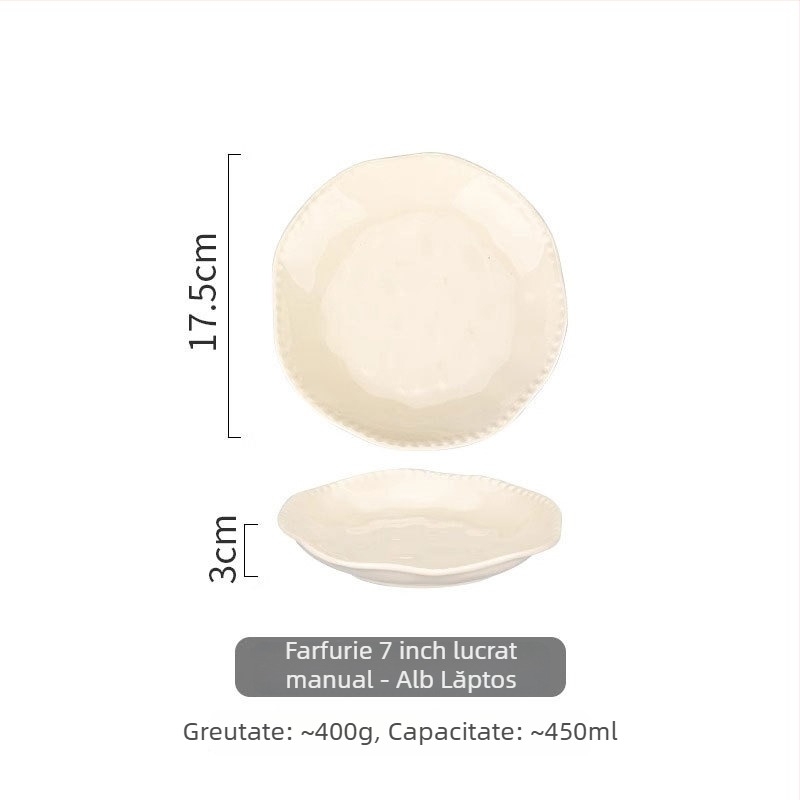Set de veselă din ceramică Chaozhou – porțelan premium pentru uz casnic, boluri și farfurii, set complet