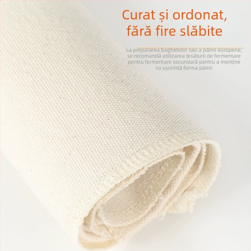 Covoraș de fermentare a aluatului din 100% bumbac, pentru baghete și pâine europeană