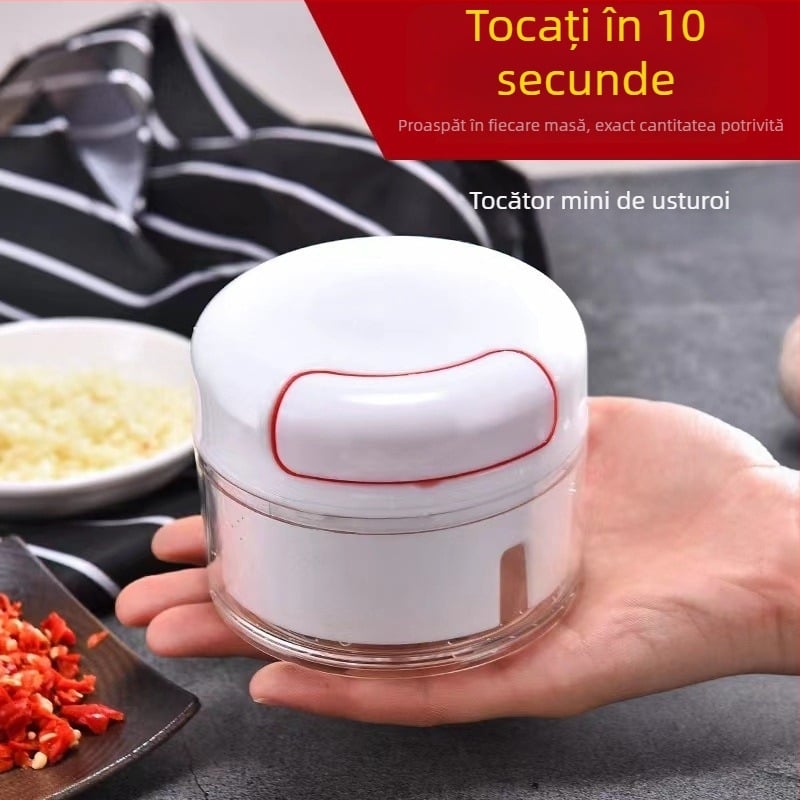 Mini zdrobitor de usturoi – presă de usturoi manuală pentru uz casnic