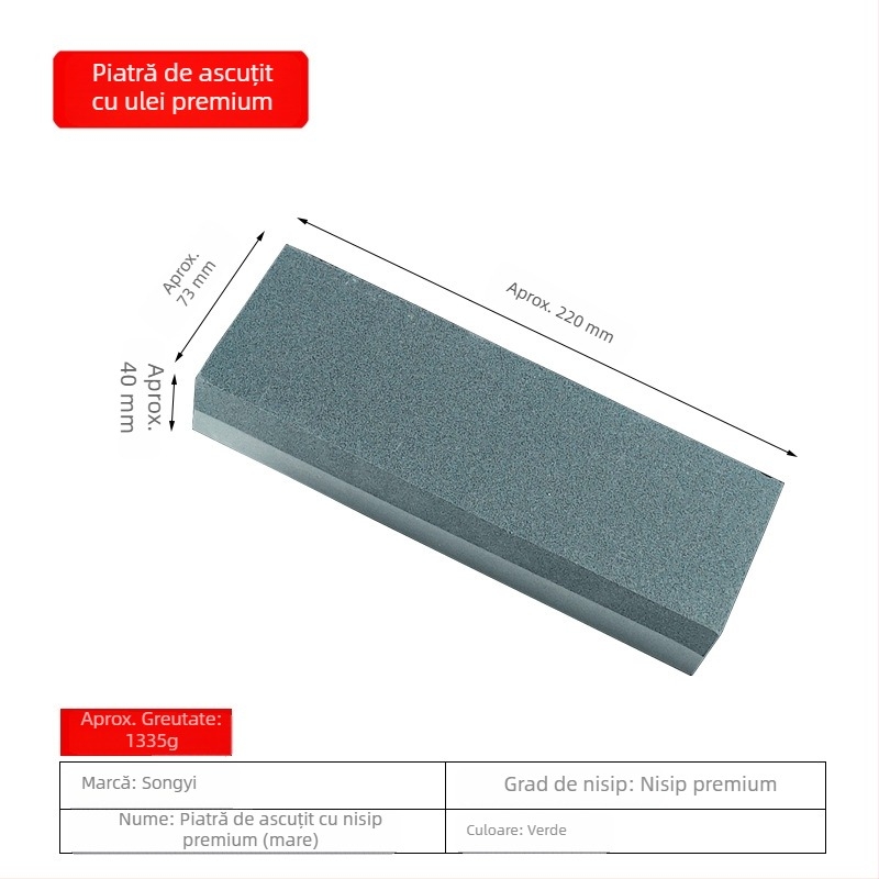 Piatră de ascuțit dublu-față pentru uz casnic și profesional, șlefuire ultra-fină cu granulații 800/1200/8000/10000