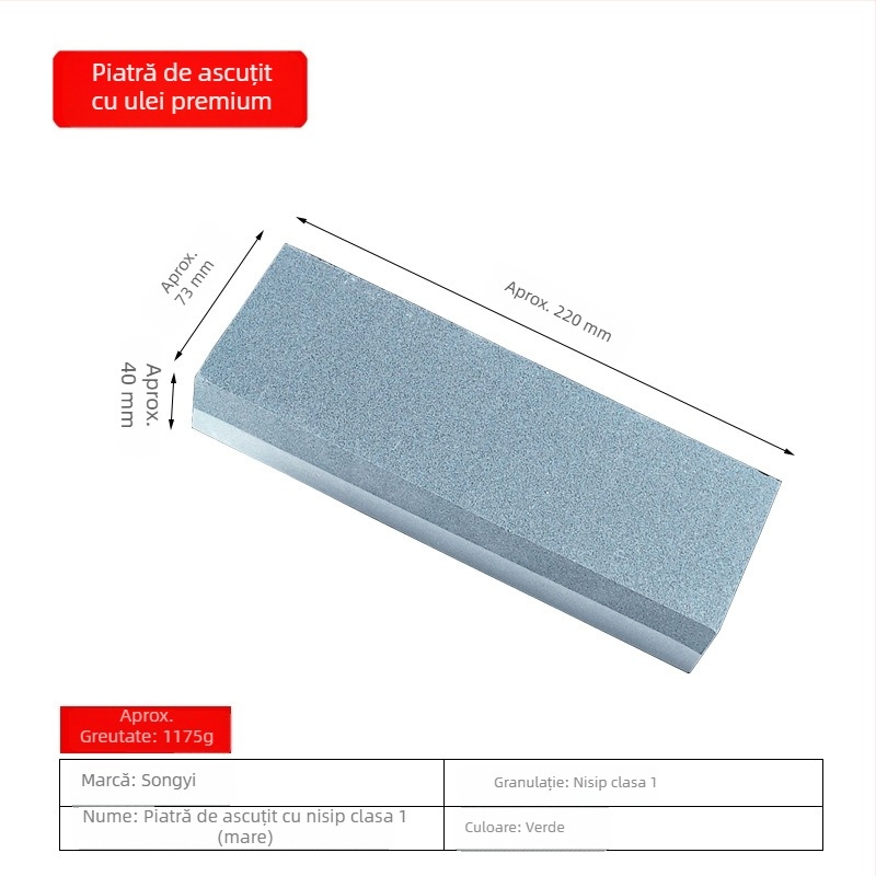 Piatră de ascuțit dublu-față pentru uz casnic și profesional, șlefuire ultra-fină cu granulații 800/1200/8000/10000