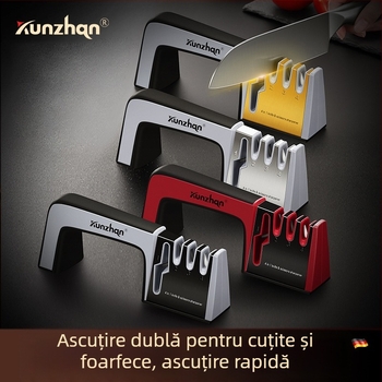 Ascuțitor de cuțite din oțel inoxidabil pentru uz casnic - piatră de ascuțit multifuncțională pentru cuțitele de bucătărie
