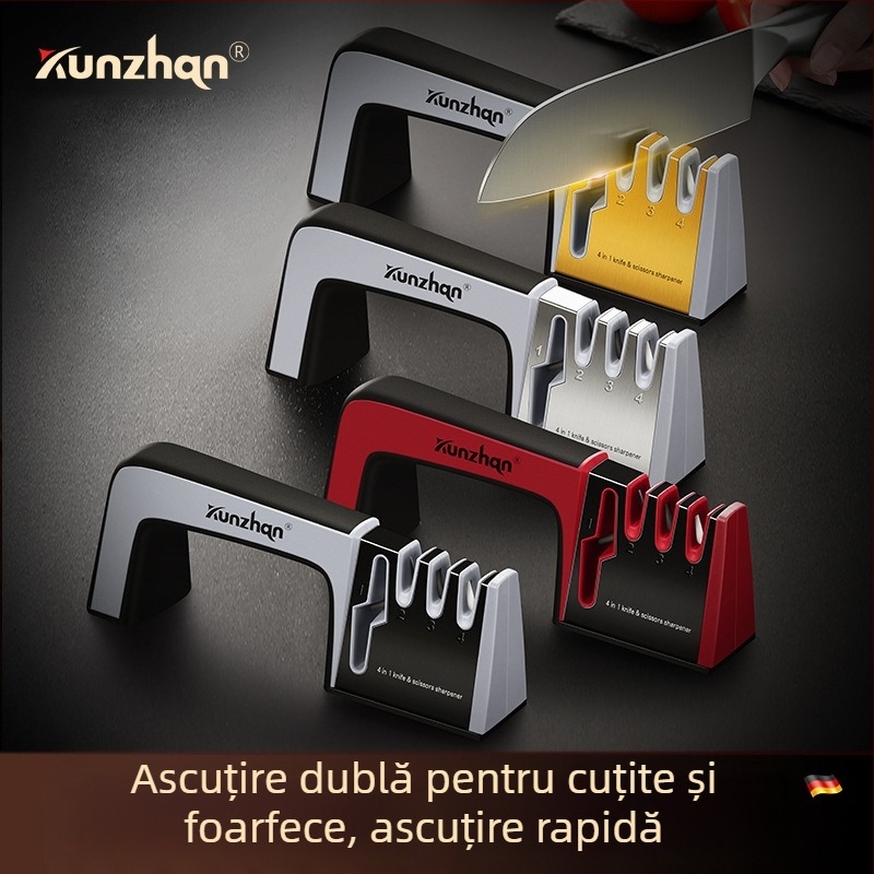 Ascuțitor de cuțite din oțel inoxidabil pentru uz casnic - piatră de ascuțit multifuncțională pentru cuțitele de bucătărie