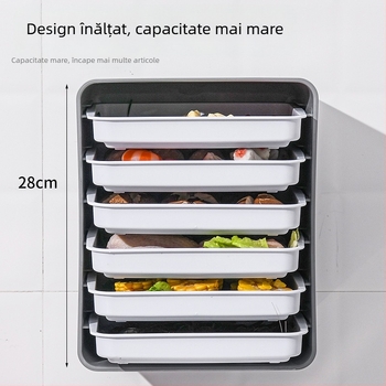Raft din PP pentru bucătărie pentru depozitare și servire, farfurie pentru fructe, tavă de pregătire pentru hot pot, farfurie de uz casnic