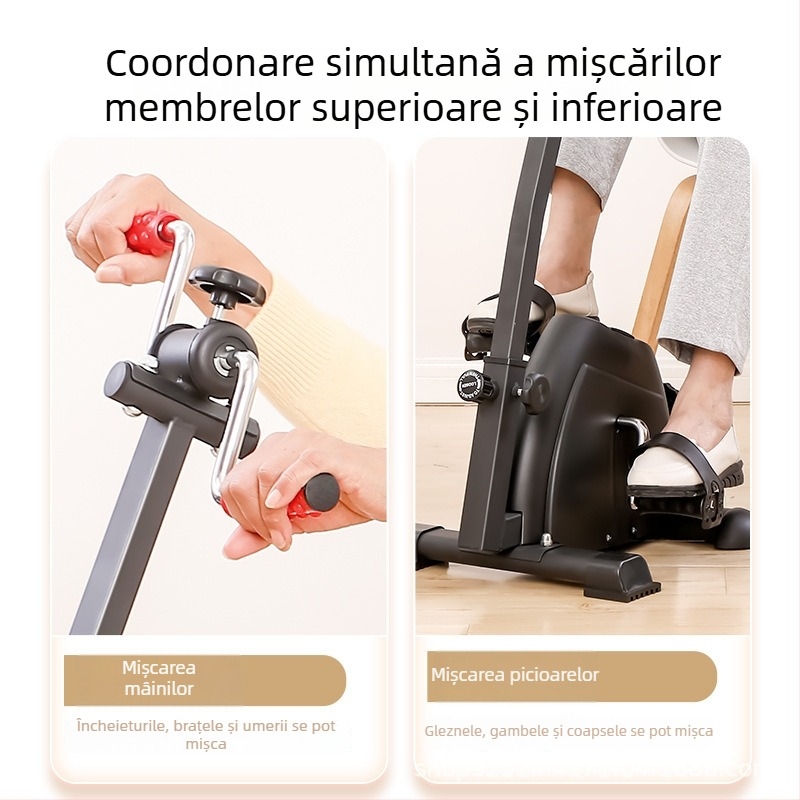 Antrenor de picioare pentru uz casnic cu legături între membrele superioare și inferioare, stepper pentru mâini și picioare, echipament de reabilitare