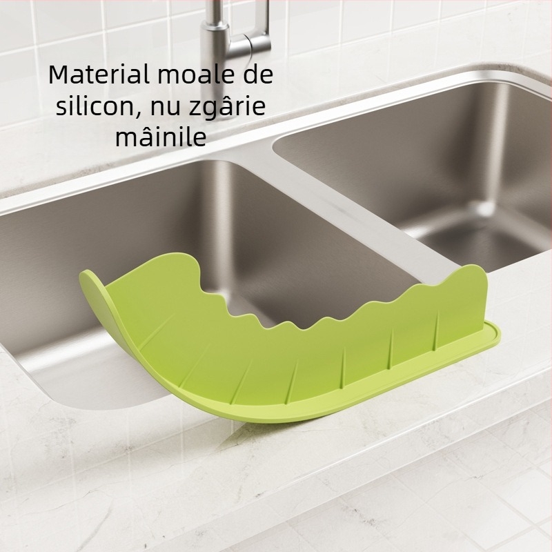 Barieră din silicon pentru chiuvetă și blat de bucătărie, protecție împotriva stropilor