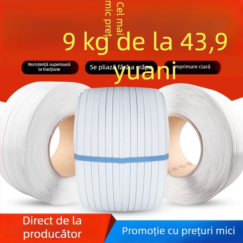Bandă PP pentru împachetare manuală și cu mașina – Bandă de ambalare din polipropilenă