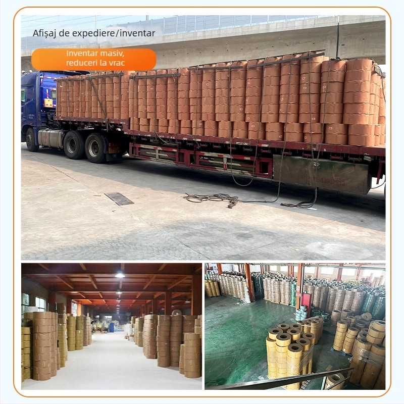 Bandă de ambalare PP albă, bandă de ambalaj din plastic cu topire la cald și cataramă, mașină de ambalare manuală, calitate industrială