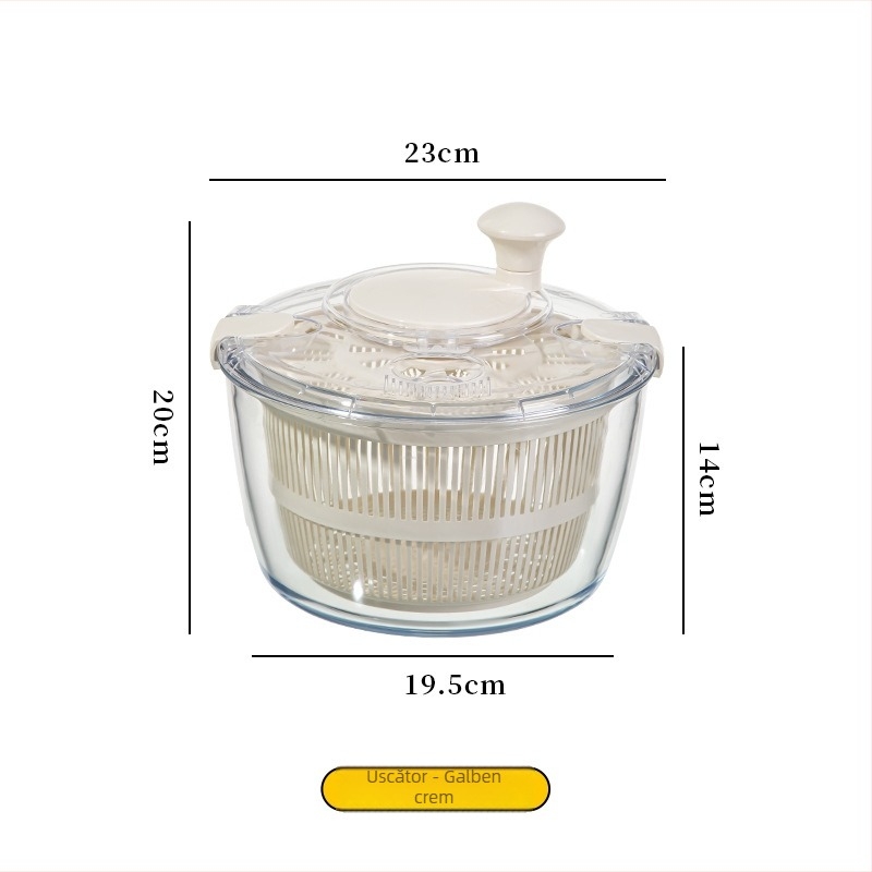 Dehidrator pentru legume din sticlă borosilicată, rezistent la temperaturi înalte, răzuitor și feliator multifuncțional, coș de scurgere pentru fructe și legume, chiuvetă de spălat în bucătărie