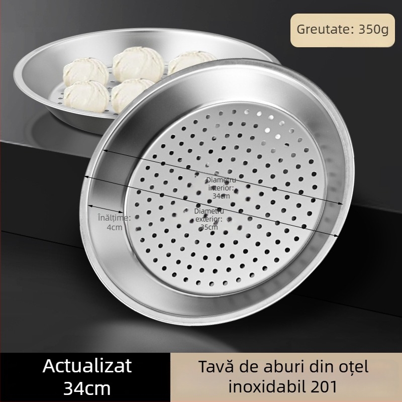 Tavă de aburi din oțel inoxidabil 316 pentru wok, grilă de aburi rezistentă la temperaturi înalte, suport universal de aburi pentru oale din fontă