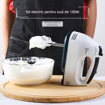 Mixer electric de mână, compact pentru patiserie, bate ouăle și crema, set multifuncțional