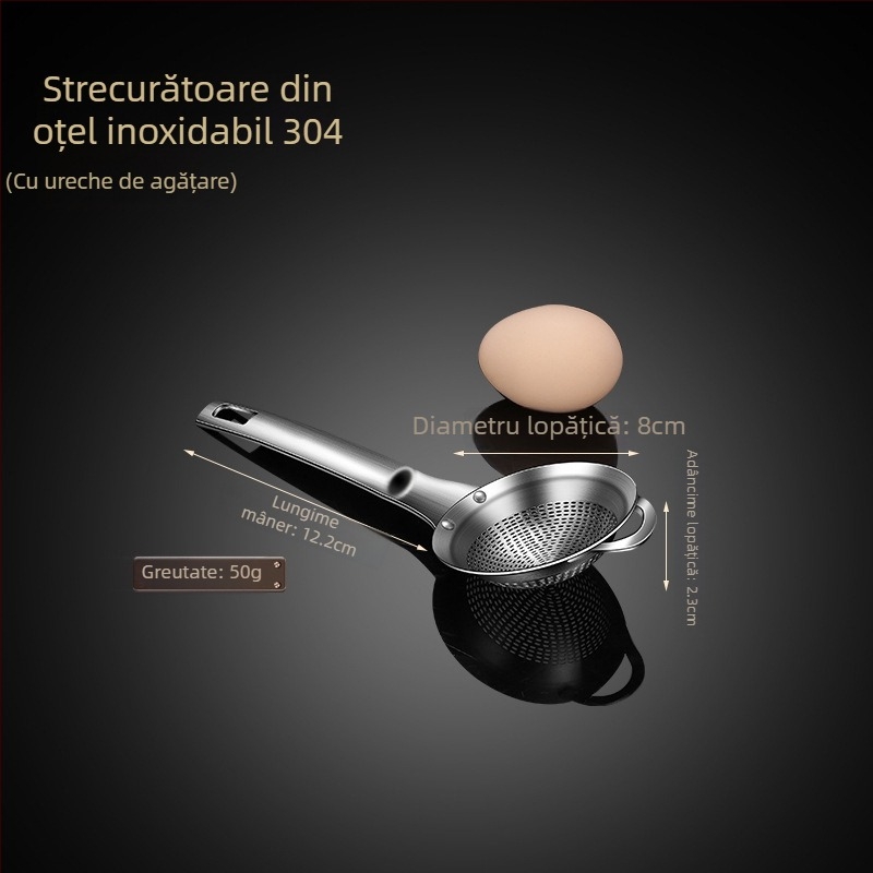 304 oțel inoxidabil – strecurătoare mare pentru făină, lapte de soia, suc și oase de pește – bucătărie și prăjire