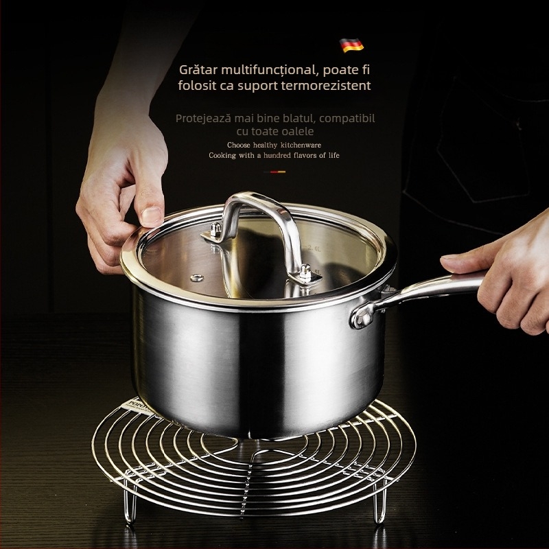 Raft pentru aburi din oțel inoxidabil 316, funcție bain-marie, 304 calitate alimentară, raft de aburi multifuncțional pentru bucătărie, uz casnic
