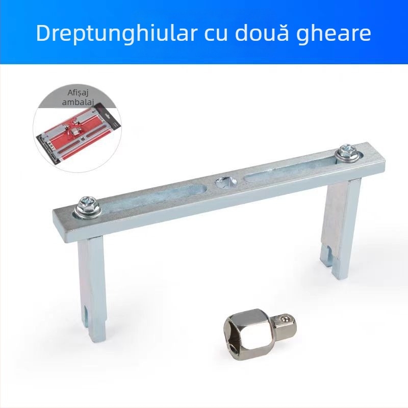 Instrument de demontare capac rezervor combustibil, cheie reglabilă cu unghi drept și fălci curbate, capete 3- și 4- fălci – reparații auto