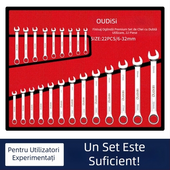 Set de chei dual-use cu capăt deschis și Torx, cheie dublă pentru reparații casnice și auto