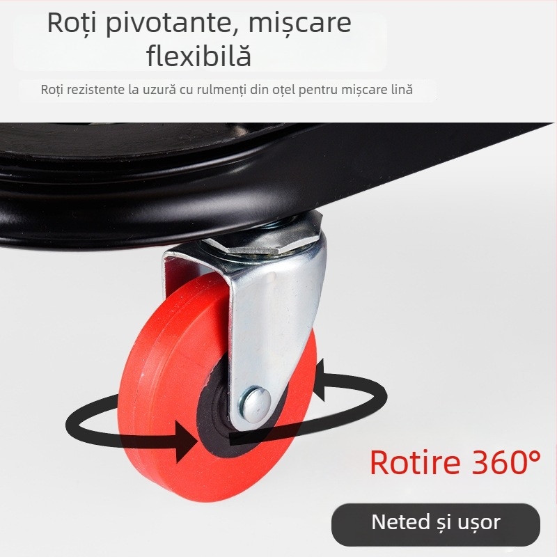 Scaun universal pentru reparații auto cu tavă pentru unelte, scaun de depozitare multifuncțional, scaun mobil pentru reparații auto, roți pivotante la 360°, scaun de unelte în formă de U, scaun pătrat