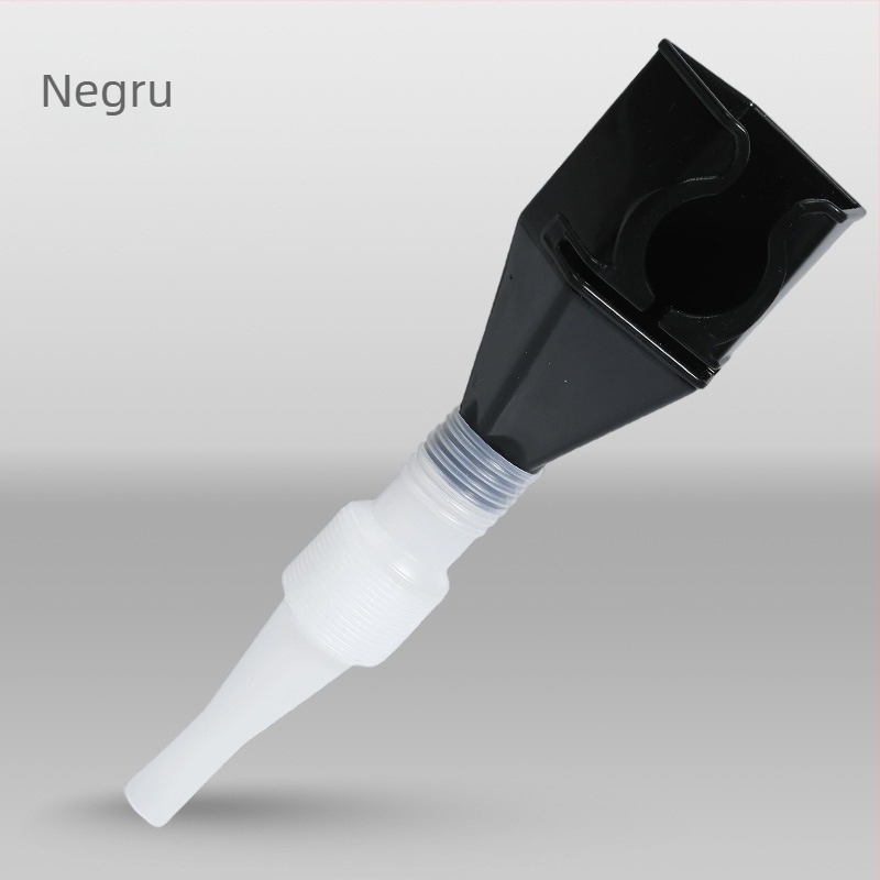 Pâlnie pătrată din plastic tare, cu clips, pliabilă pentru adăugarea uleiului auto, turnare fără mâini