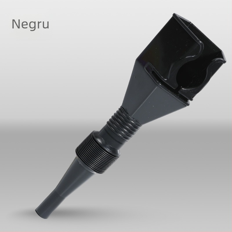 Pâlnie pătrată din plastic tare, cu clips, pliabilă pentru adăugarea uleiului auto, turnare fără mâini