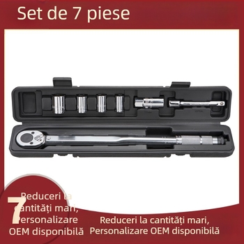 Set de chei dinamometrice 1/2 inch, 5–7 piese, pentru reparații auto