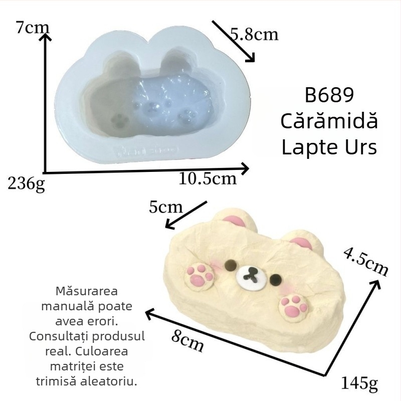 Formă din silicon în formă de câine pentru budincă de pâine cu cremă, model creativ pentru lumânare DIY cu aromă și coacere de ciocolată