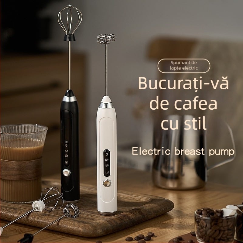 Spumător de cafea, aparat fără fir pentru spumă de lapte