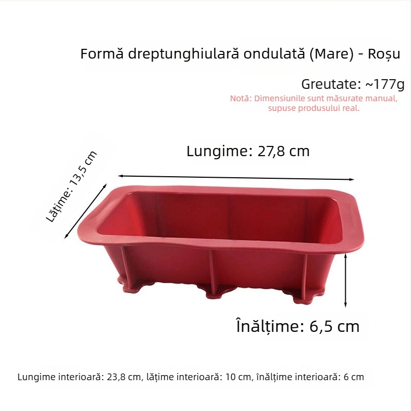 Formă personalizată din silicon pentru coacere — pâine și toast, rezistentă la temperaturi ridicate, eliberare ușoară, de calitate alimentară.