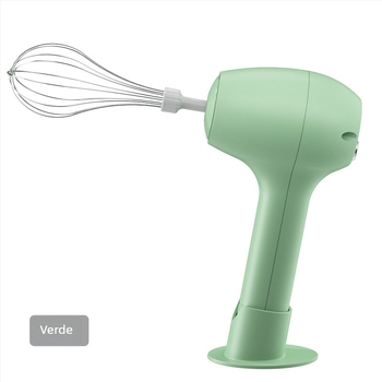 Bețișor electric fără fir, mini mixer multifuncțional cu bază, pentru bătut ouă, frământat aluat și amestecat