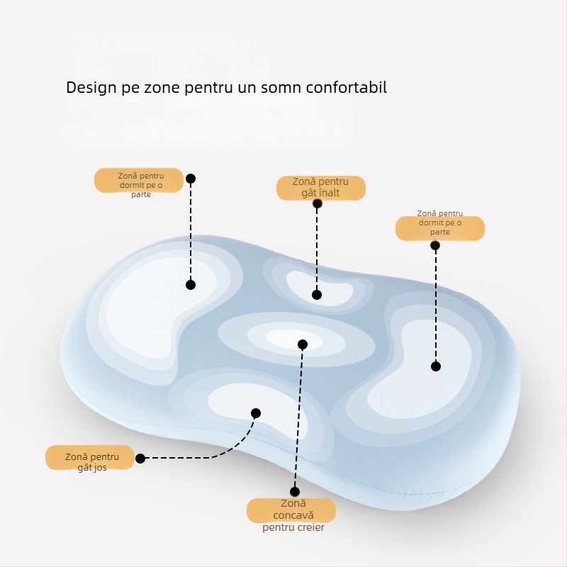 Pernă pentru gât din spumă cu memorie, răcire de vară, pentru studenți, pernă individuală de odihnă, cadou pentru prietenă