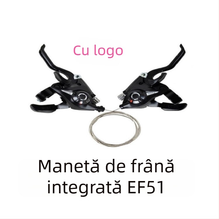 EF51-7 Bicicletă de munte – comutator integrat de viteze, compatibil cu 7/8 viteze și 21/24 viteze, marca Yanjun