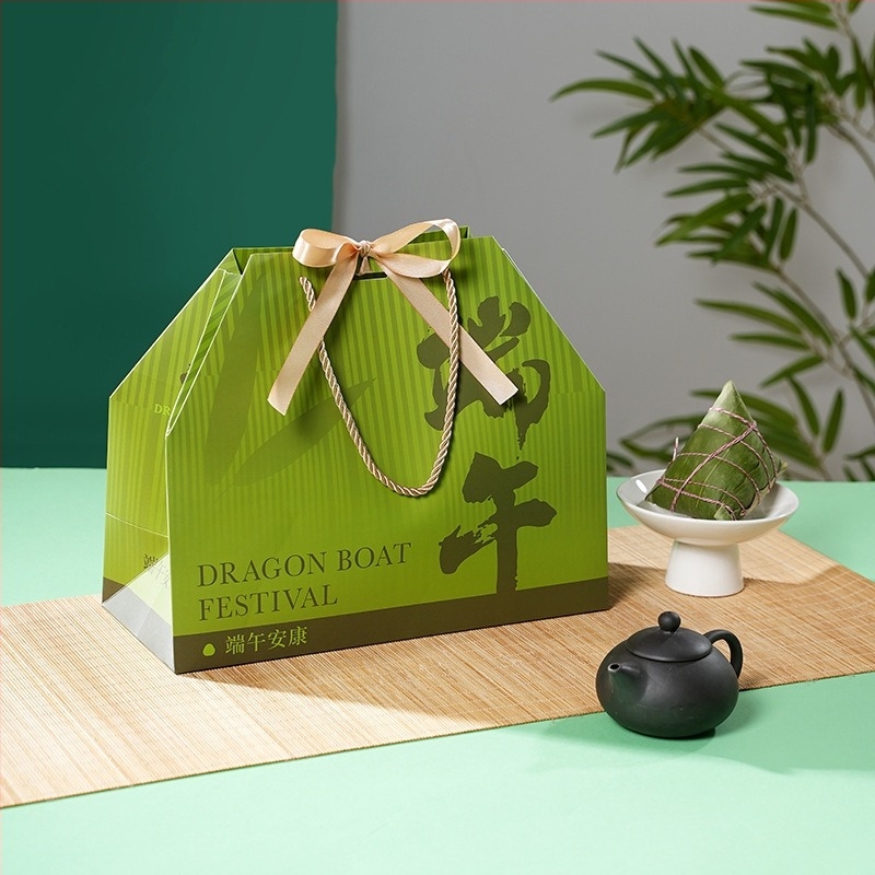 Genți Dragon Boat Festival în stoc, cutii cadou, ambalaj premium pentru rice dumplings, cutii goale de cadouri en gros