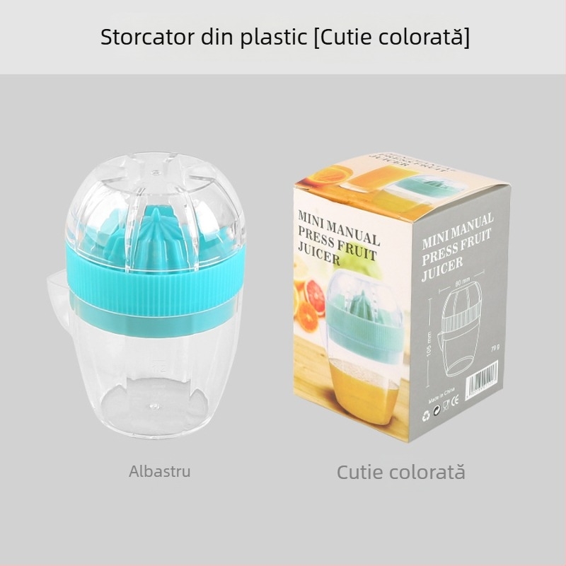 Storcător manual de citrice – storcător portabil din plastic pentru lămâie și portocale, uz casnic