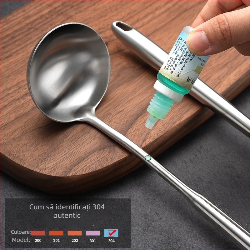 Set de linguri și spatule din oțel inoxidabil 304 – ustensile de bucătărie, spatulă mică, spatulă pentru omletă, durabil și rezistent la temperaturi înalte