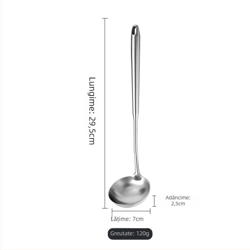 Set de linguri și spatule din oțel inoxidabil 304 – ustensile de bucătărie, spatulă mică, spatulă pentru omletă, durabil și rezistent la temperaturi înalte