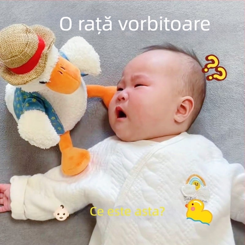 Jucărie educațională pentru învățare timpurie cu control vocal și iluminare, cip vocal muzical, soluție de cip, mască OTP și ambalaj