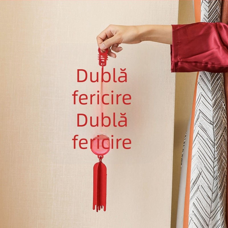 Set de decorațiuni suspendate cu simbolul Fericire dublă pentru decorul de nuntă al casei – dormitor și sufragerie