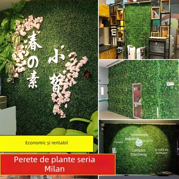 Perete cu iarbă artificială Milan – panou decorativ, fundal pentru nunți și ședințe foto