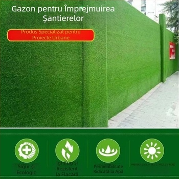 Gazon artificial pentru împrejmuiri de șantier și grădinițe – covor sintetic de gazon