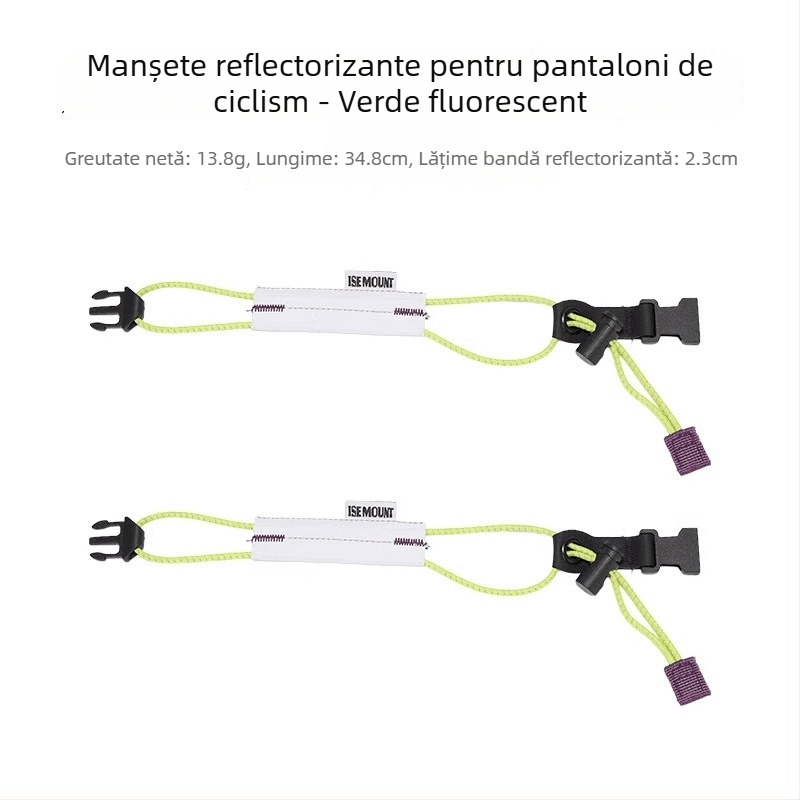 Bretele reflectorizante pentru picior, pentru ciclism, plimbări nocturne și alergare