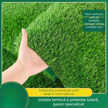 Jingsen Covor Artificial de Gazon – Gazon Sintetic Verde, Podea din Plastic pentru Exterior, Ideal pentru Grădiniță