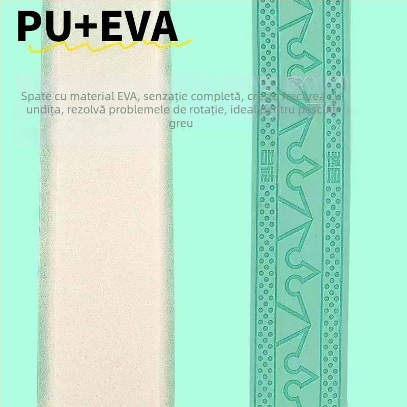 Înveliș pentru mâner de undiță din PU, absorbant la transpirație, anti-rotire, 2 m sau 3 m, culori: negru și Tiffany Blue