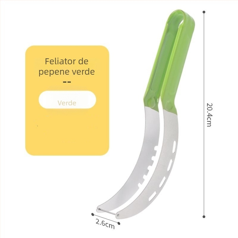 Tăietor pentru pepene din oțel inoxidabil — feliator multifuncțional