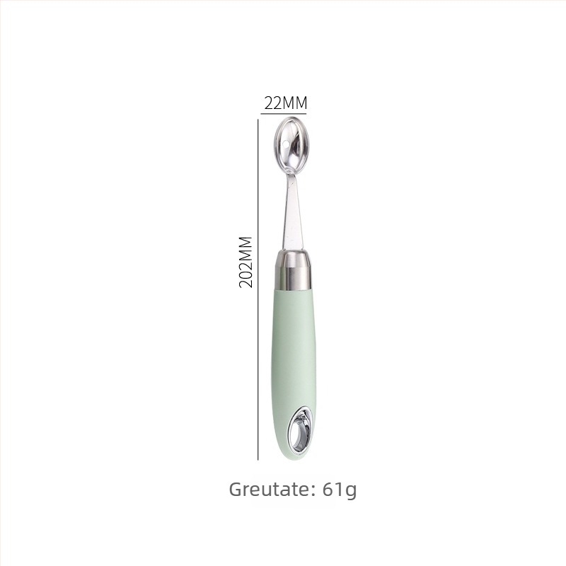 Instrument pentru bile de fructe din oțel inoxidabil 304 – pentru pepene și înghețată