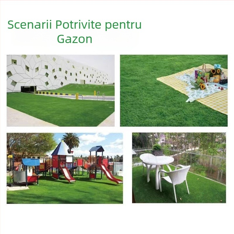 Gazon sintetic pentru terenuri de golf, terenuri de croquet, spații comunitare și grădinițe.
