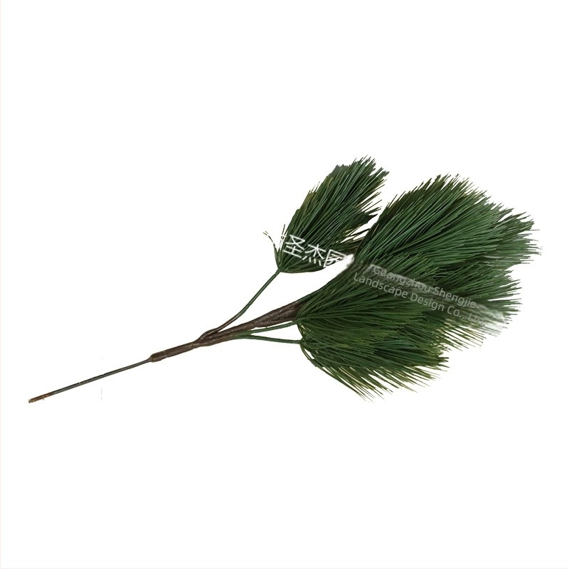 Shengjie Ramură de pin artificială, PE, ramură realistă pentru decor de Crăciun, 30–100 cm, potrivită pentru nunți, exterior, decor fotografic și decor pentru casă