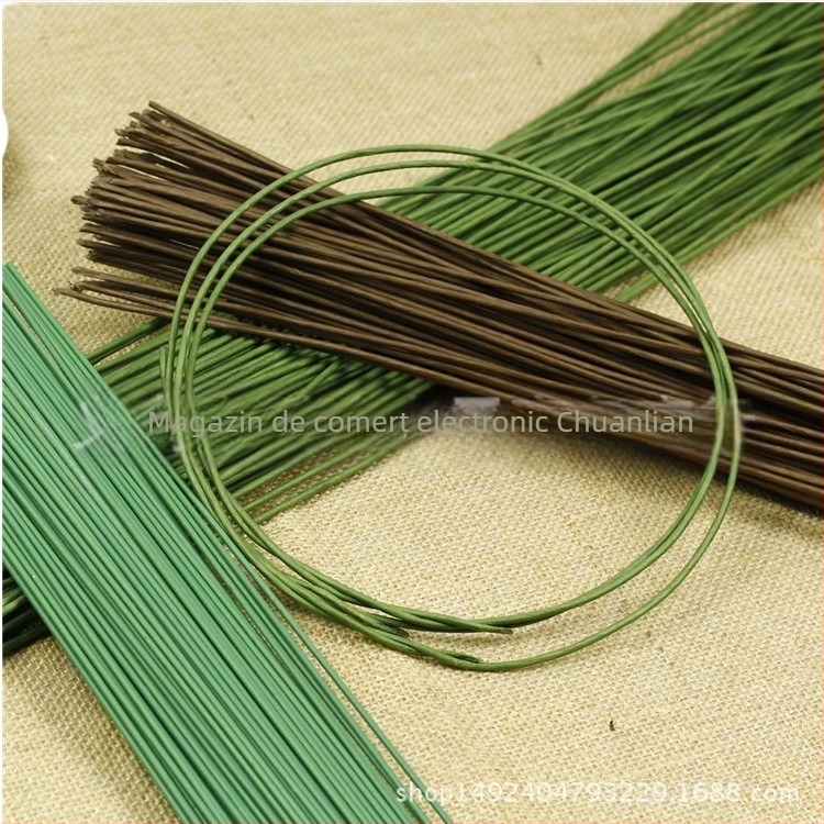 Sârmă cu înveliș de hârtie pentru cunună, lungime 40-60 cm, material DIY