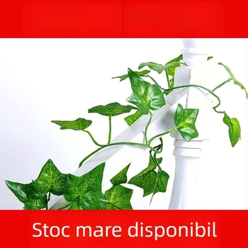 Flori artificiale din rattan cu frunze de struguri, pentru decor interior și exterior