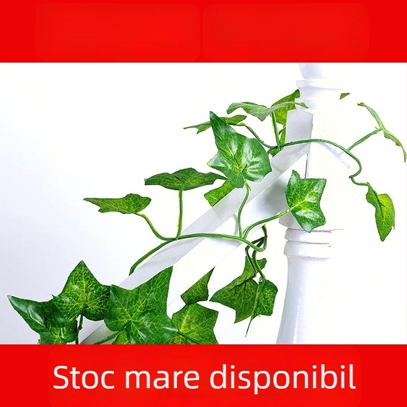Flori artificiale din rattan cu frunze de struguri, pentru decor interior și exterior